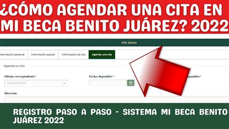 Becas Benito Juárez 2022: Cómo agendar una cita para cobrar la .